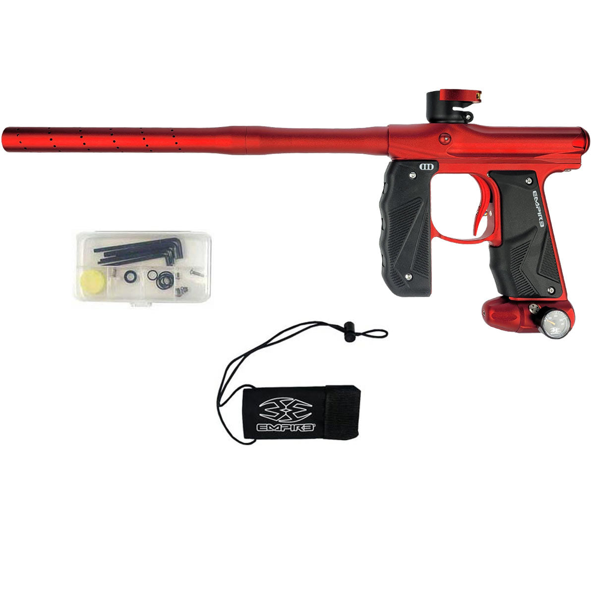 MARCADORA EMPIRE MINI GS DUST BLACK/RED – 2PC BARREL C4 - vista 2