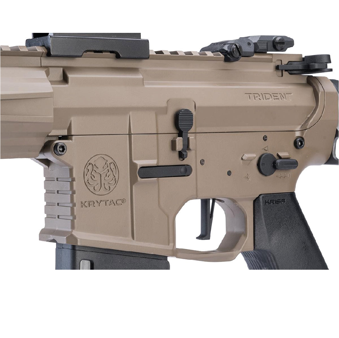 RIFLE AIRSOFT KRYTAC FULL METAL TRIDENT MKII-M CRB AEG FLAT DARK EARTH - vista 3