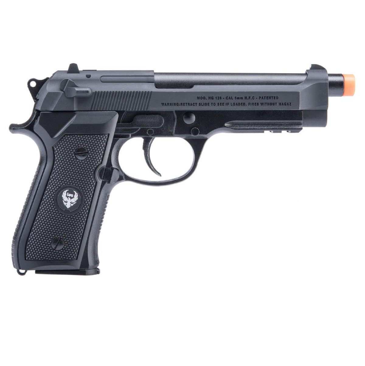 PISTOLA AIRSOFT MATRIX MOLON LABE M92 GREEN NON BLOWBACK 6MM - vista 2