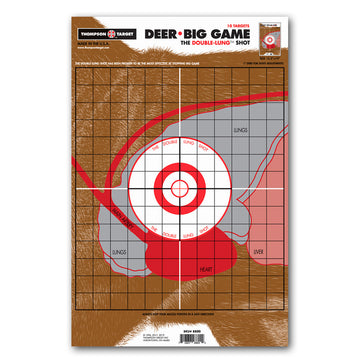 DIANA DEER KILL ZONE 12.5X19 PAPER TARGETS (8800)