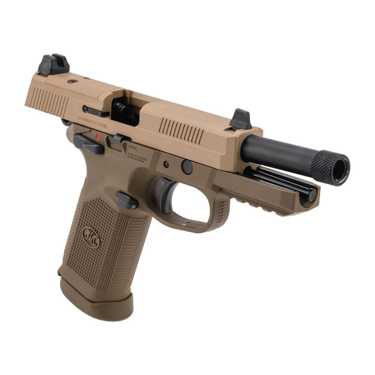 PISTOLA AIRSOFT FN HERSTAL FNX-45 GBB TAN - vista 3