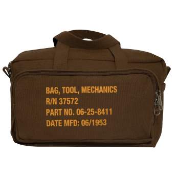 TOOL BAG ROTHCO G.I. TYPE ZIPPER POCKET MECHANICS