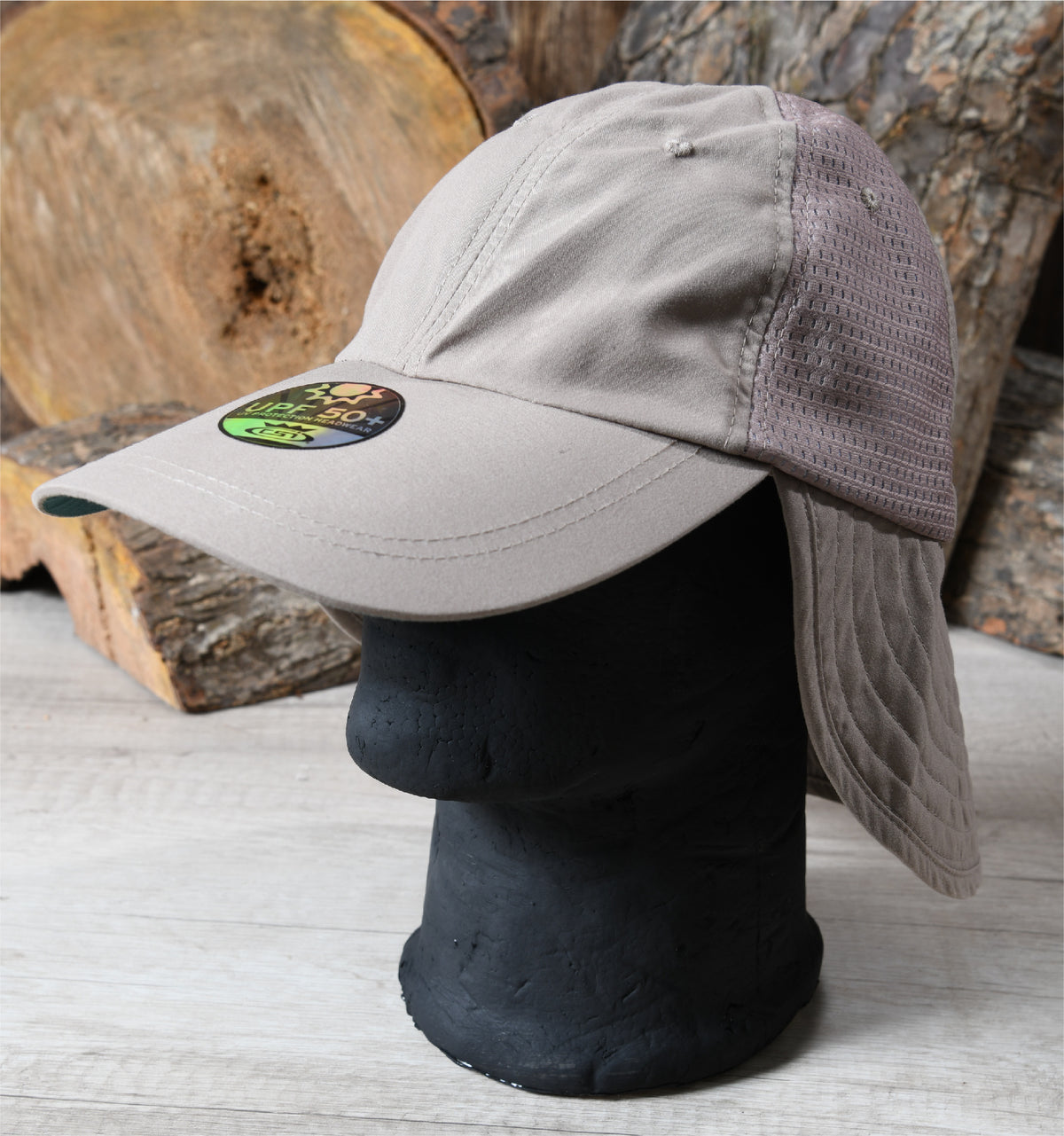 GORRA CAP SMITH MICROFIBER BIG BILL FISHING KHAKI - vista 2