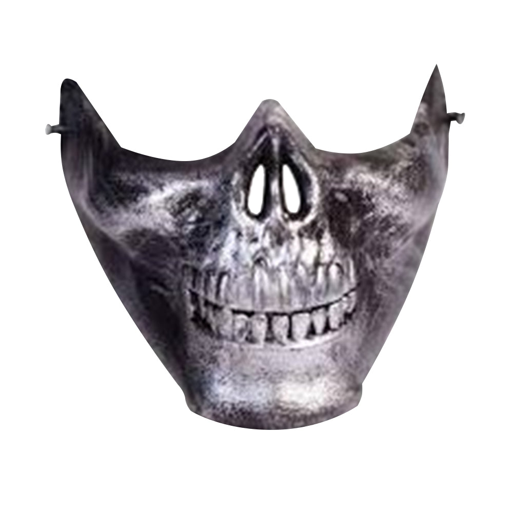 AVENGERS SKULL IRON FACE LOWER HALF MASK SILVER GREY