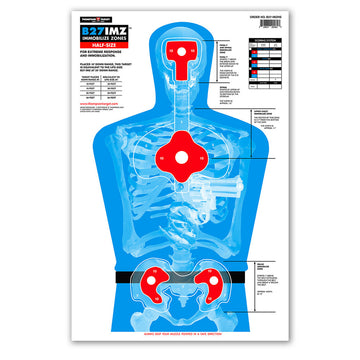 DIANA B27-IMZ HALF-SIZE 12.5X19 SILHOUETTE TARGETS (0281)