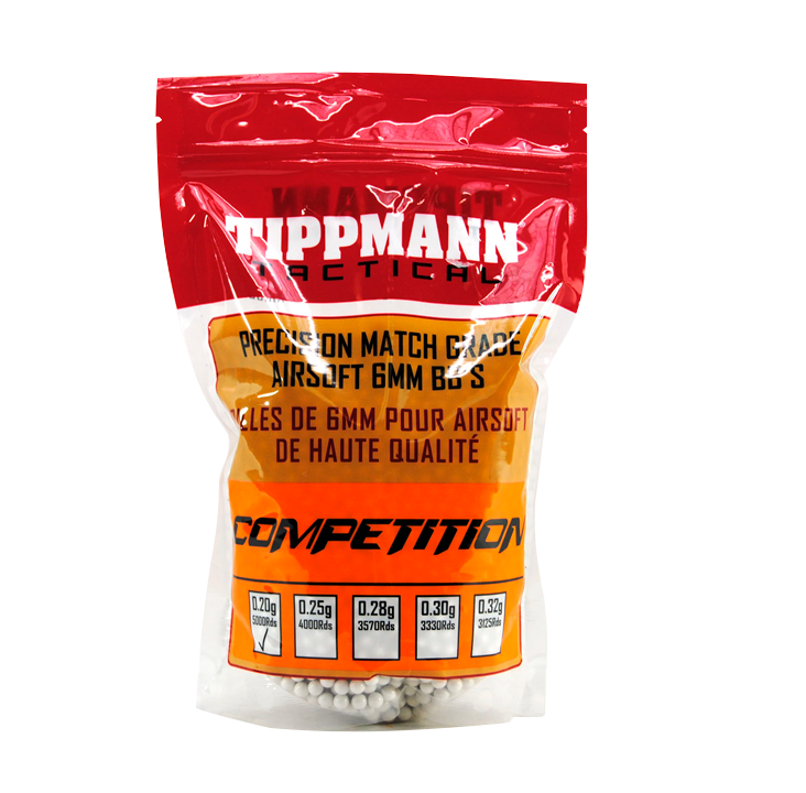 BALINES AIRSOFT TIPPMANN 6MM BB 0.20G 1KG BAG/5000 BBS WHITE