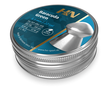 DIABOLOS H&N SPORT .22 X 200 BARACUDA GREEN (12.96GR)