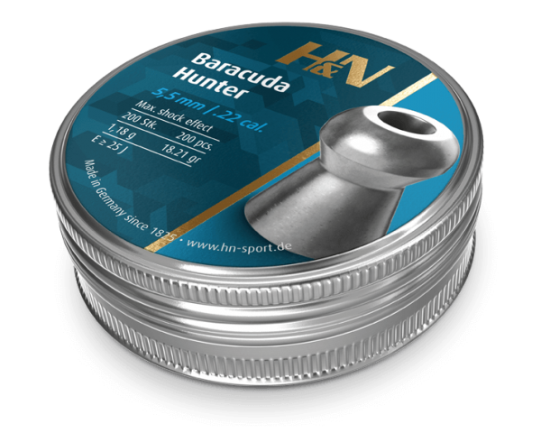 DIABOLOS H&N SPORT .22 X 200 BARACUDA HUNTER (18.21GR)