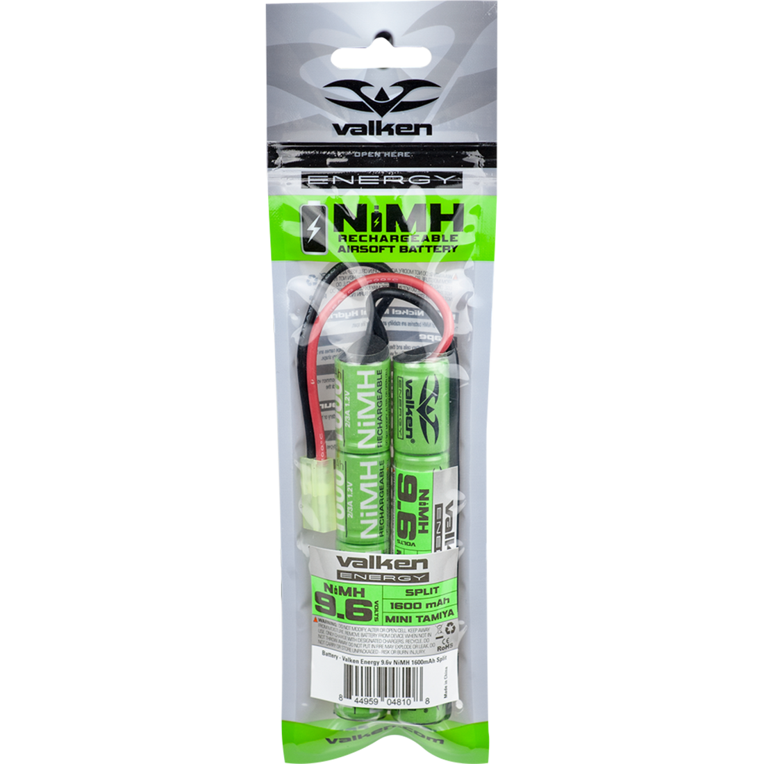 BATERIA AIRSOFT V ENERGY NIMH 9.6V 1600MAH SPLIT