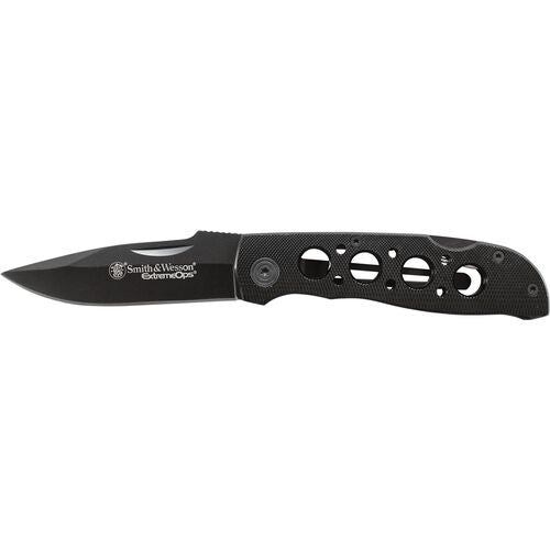 NAVAJA SMITH AND WESSON EXTREME OPS LOCKBACK W/NAIL GROOVE