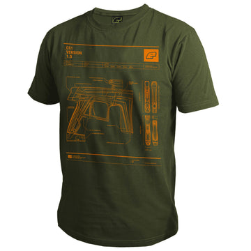 ECLIPSE MENS CS1 T-SHIRT OLIVE M