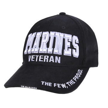 ROTHCO DELUXE LOW PROFILE CAP MARINES VET/BLK