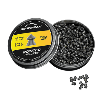 DIABOLOS SNOWPEAK POINTED .177X500 7.41GR
