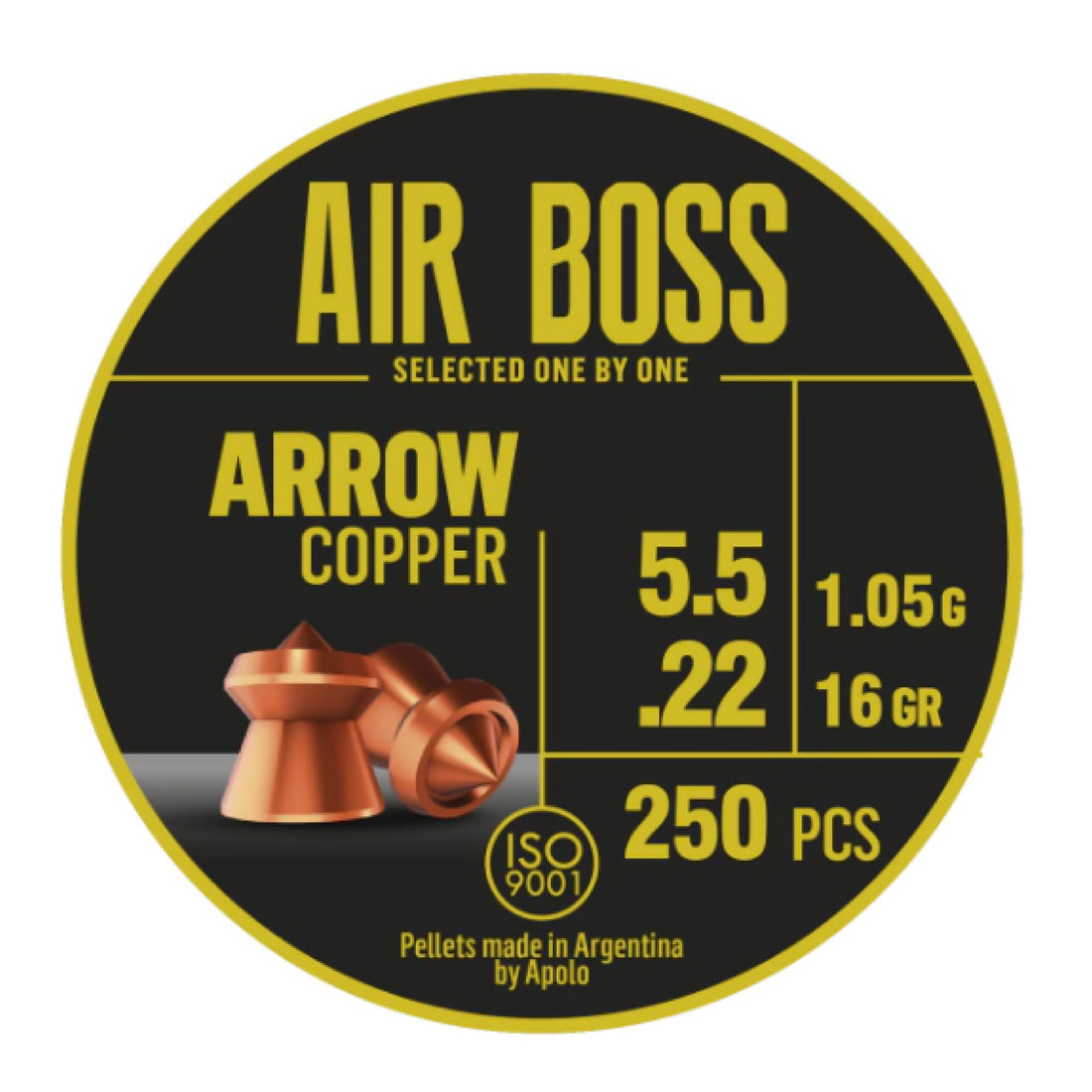 DIABOLOS APOLO AIR BOSS ARROW COPPER .22X250