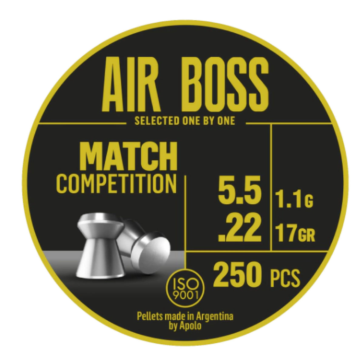 DIABOLOS APOLO AIR BOSS MATCH COMPETITION .22X250