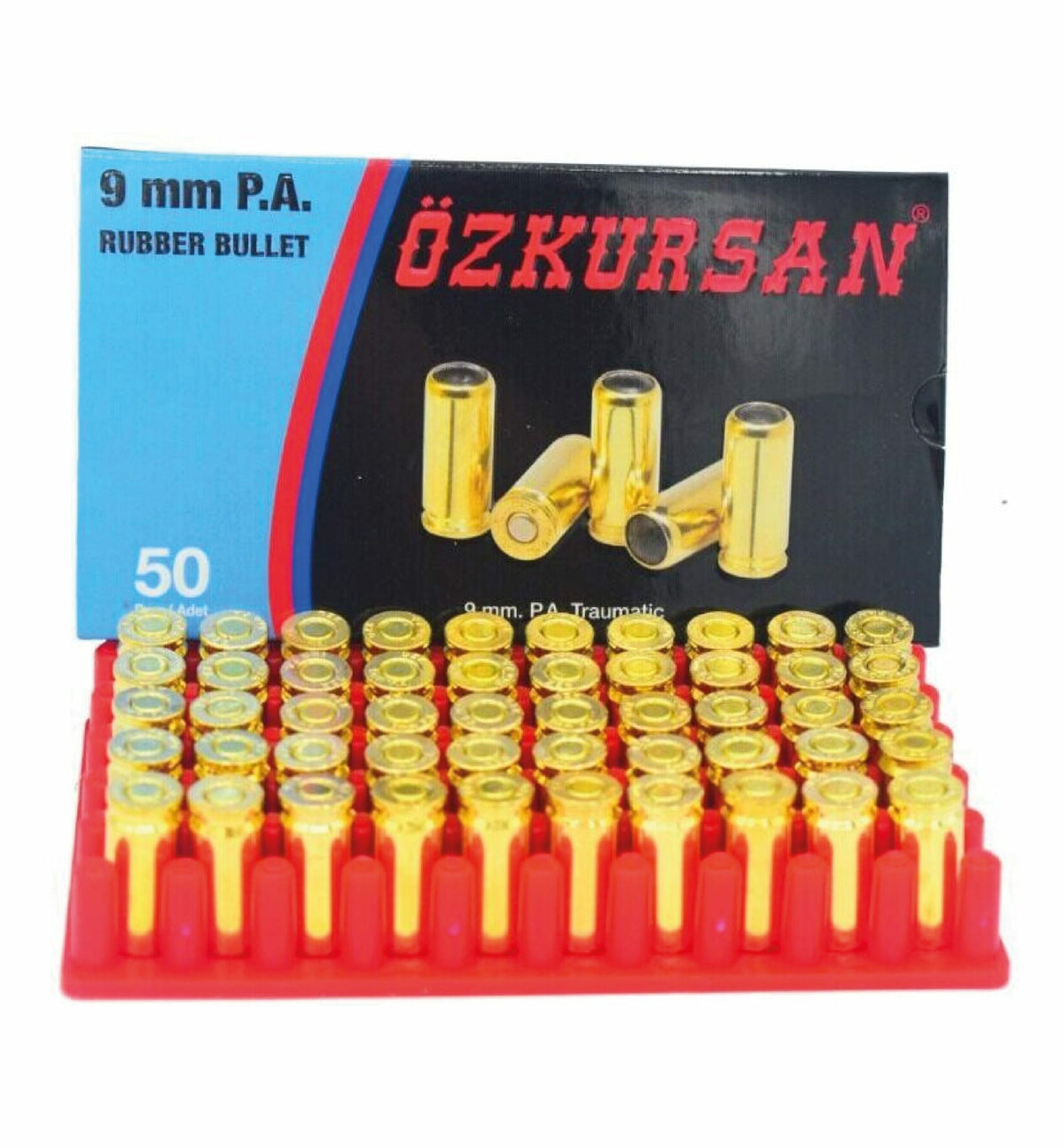 MUNICION TRAUMATICA OZKURSAN X50UND 9MM R
