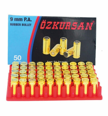 MUNICION TRAUMATICA OZKURSAN X50UND 9MM R