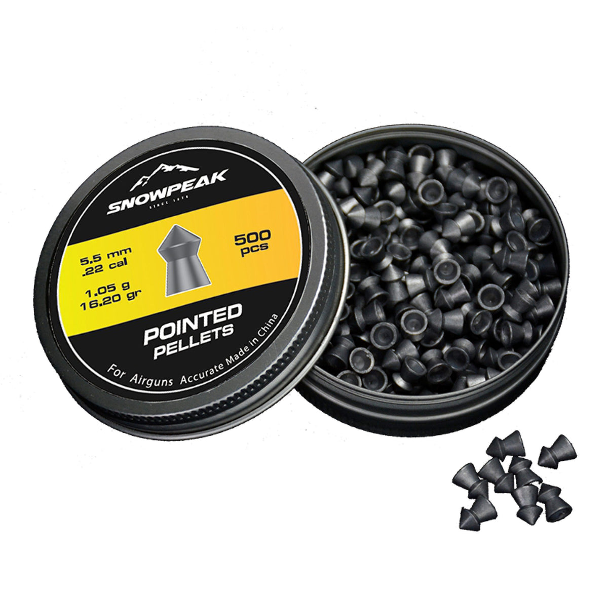 DIABOLOS SNOWPEAK POINTED .22X500 16.2GR