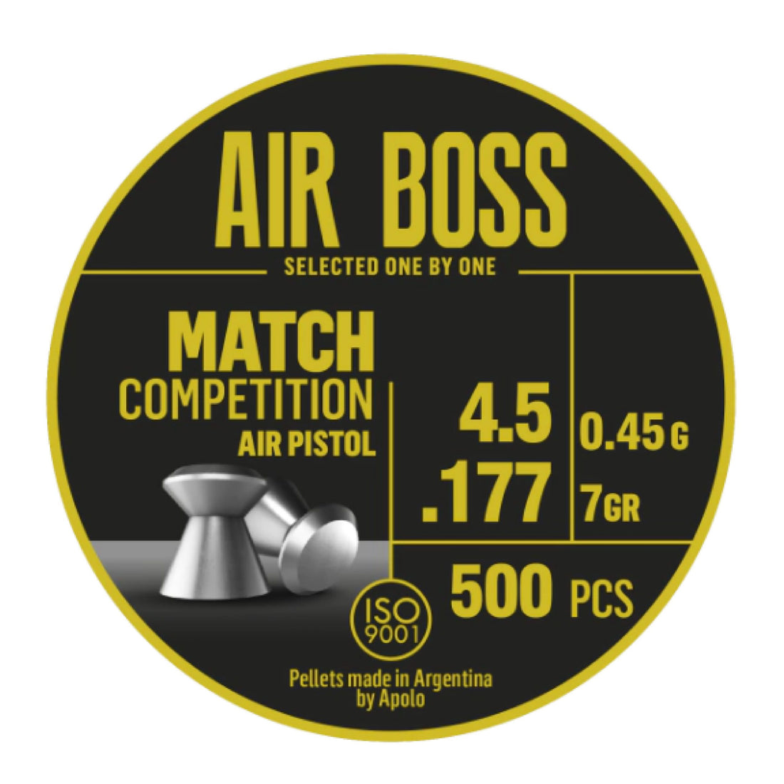 DIABOLOS  AIR BOSS MATCH AIR PISTOL .177X500