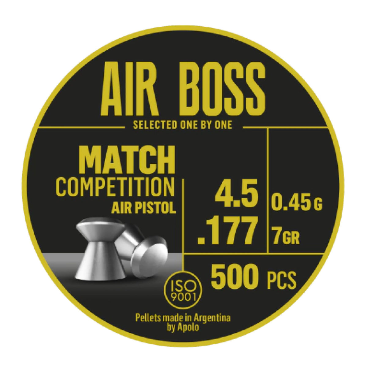 DIABOLOS  AIR BOSS MATCH AIR PISTOL .177X500
