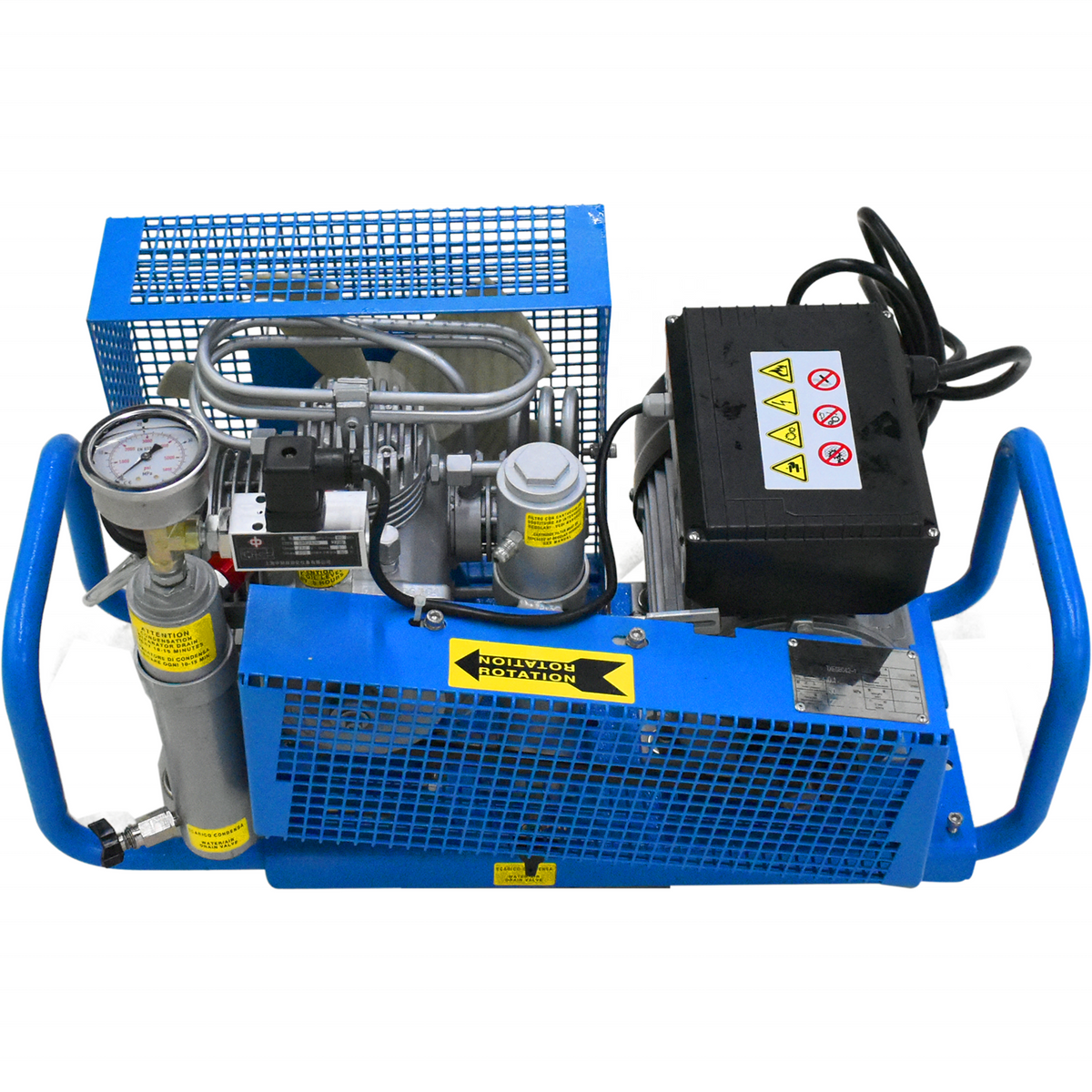 COMPRESOR FULL AIRGUNS ELECTRIC SCUBA DIVING PCP 4 STAGE AUTO STOP 4500PSI 300BAR 110V - vista 2
