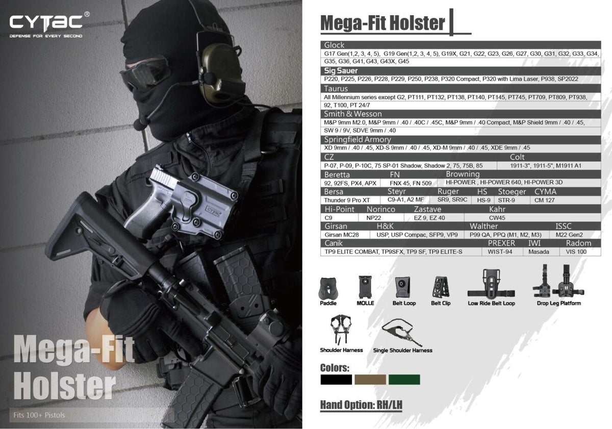 HOLSTER CYTAC UNIVERSAL – TRANSPARENT - vista 5