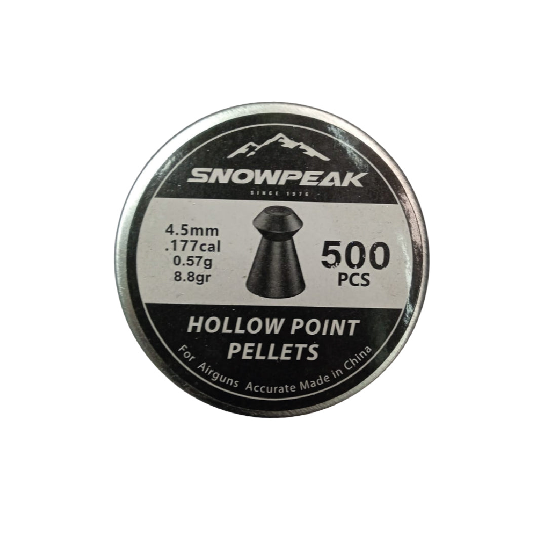 DIABOLOS SNOWPEAK HOLLOW POINTED .177X500 8.8GR