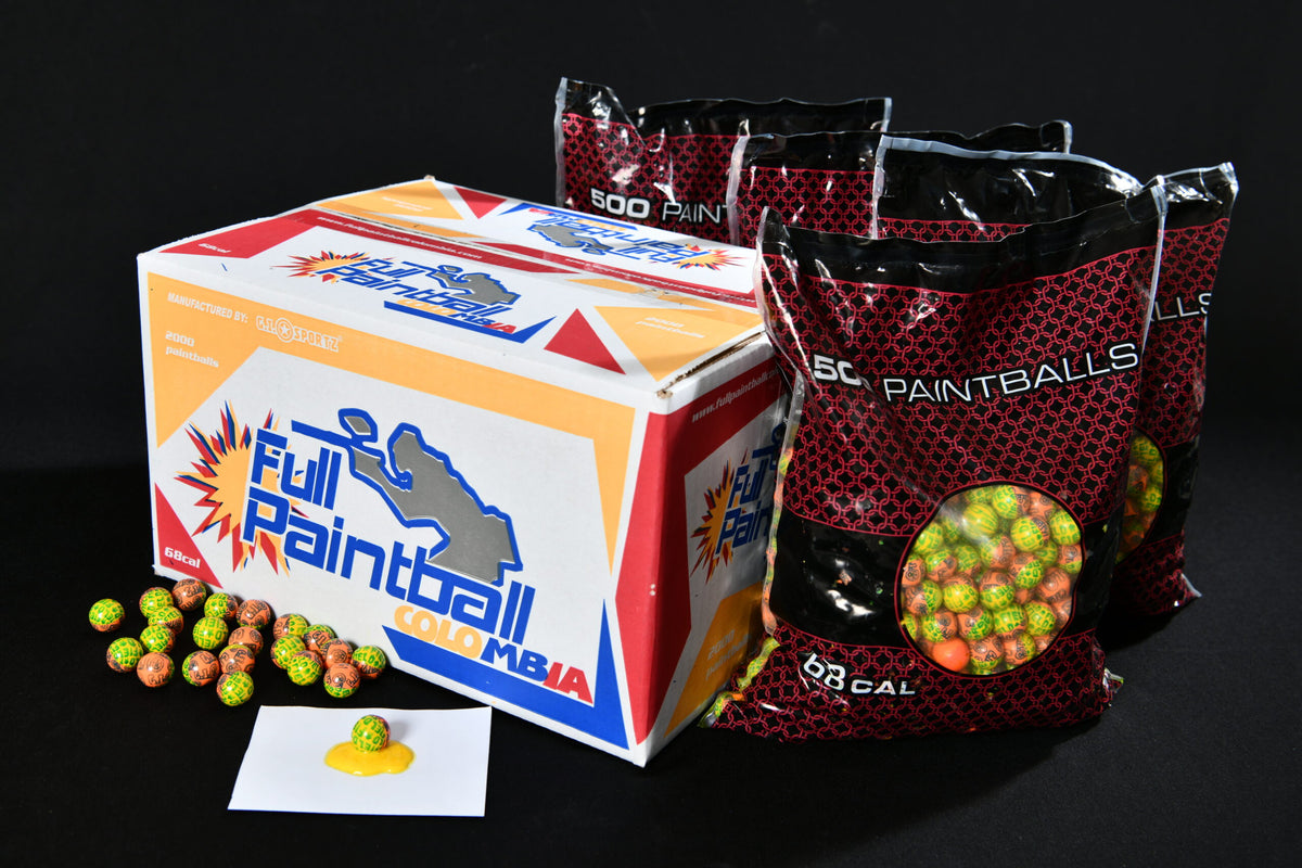 CAJA DE BOLAS FULLPAINTBALL GRADE 2 – COLORES SURTIDOS - vista 2