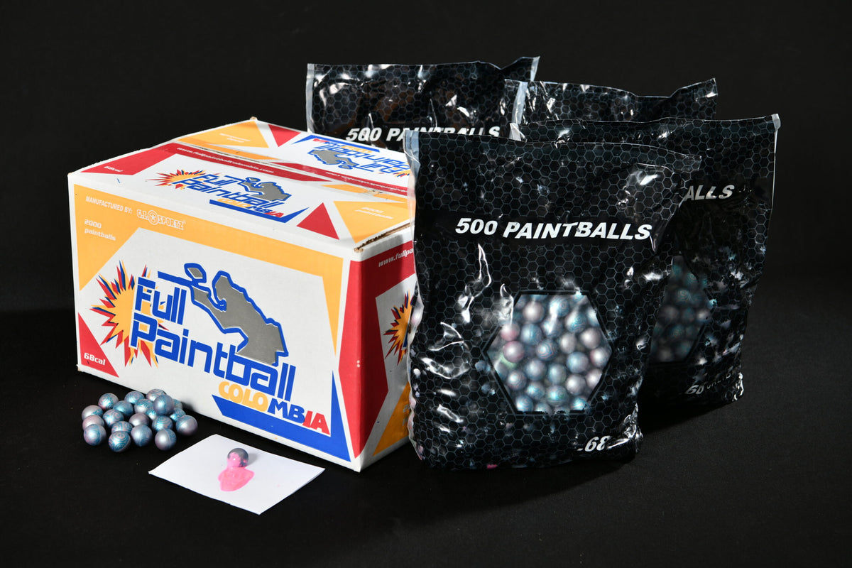 CAJA DE BOLAS FULLPAINTBALL GRADE 3 – COLORES SURTIDOS - vista 2