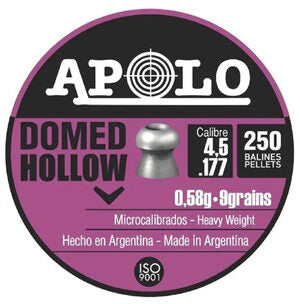 DIABOLOS APOLO DOMED HOLLOW .177X250 9GR