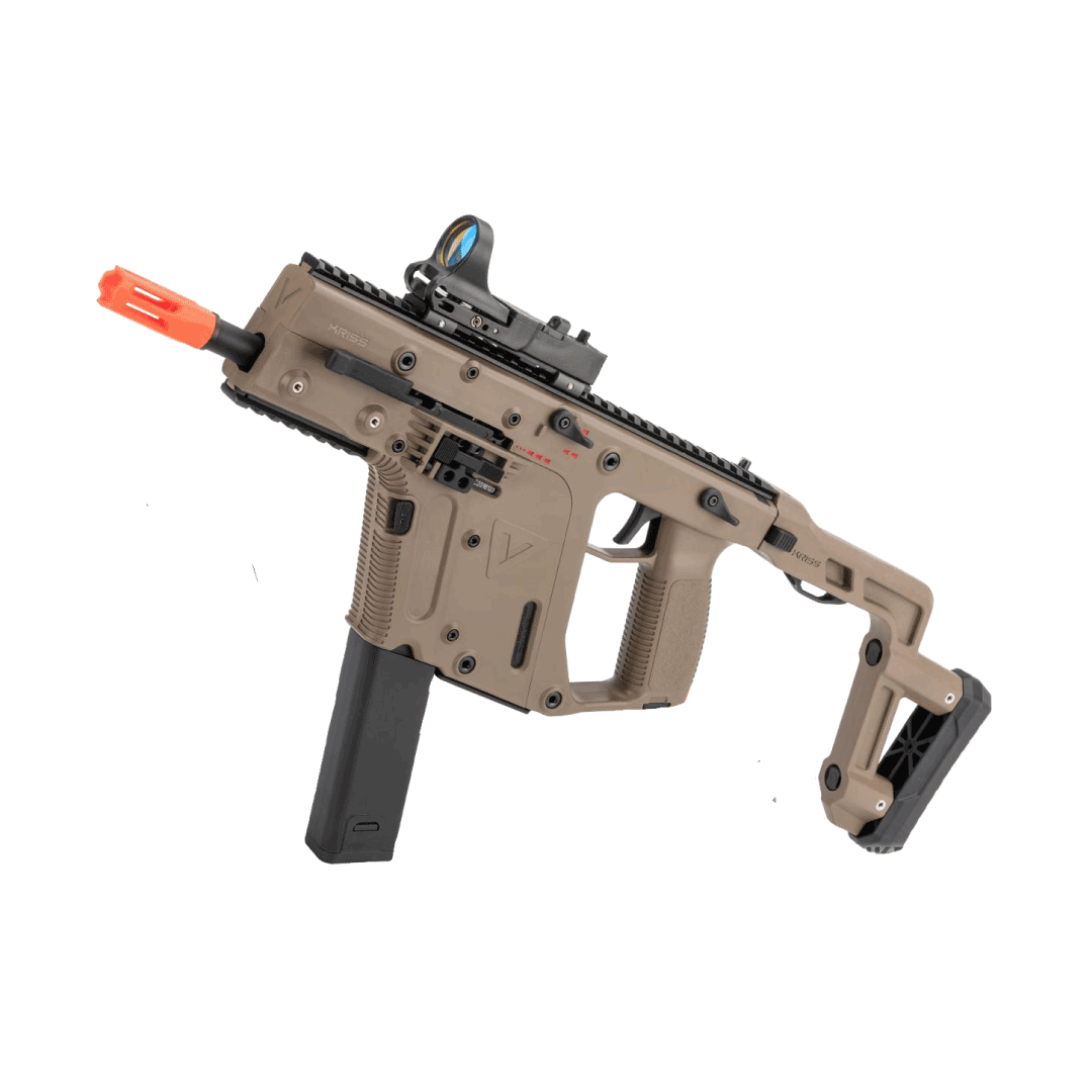 RIFLE AIRSOFT KRISS VECTOR AEG SMG BY KRYTAC 400FPS-FLAT DARK EARTH