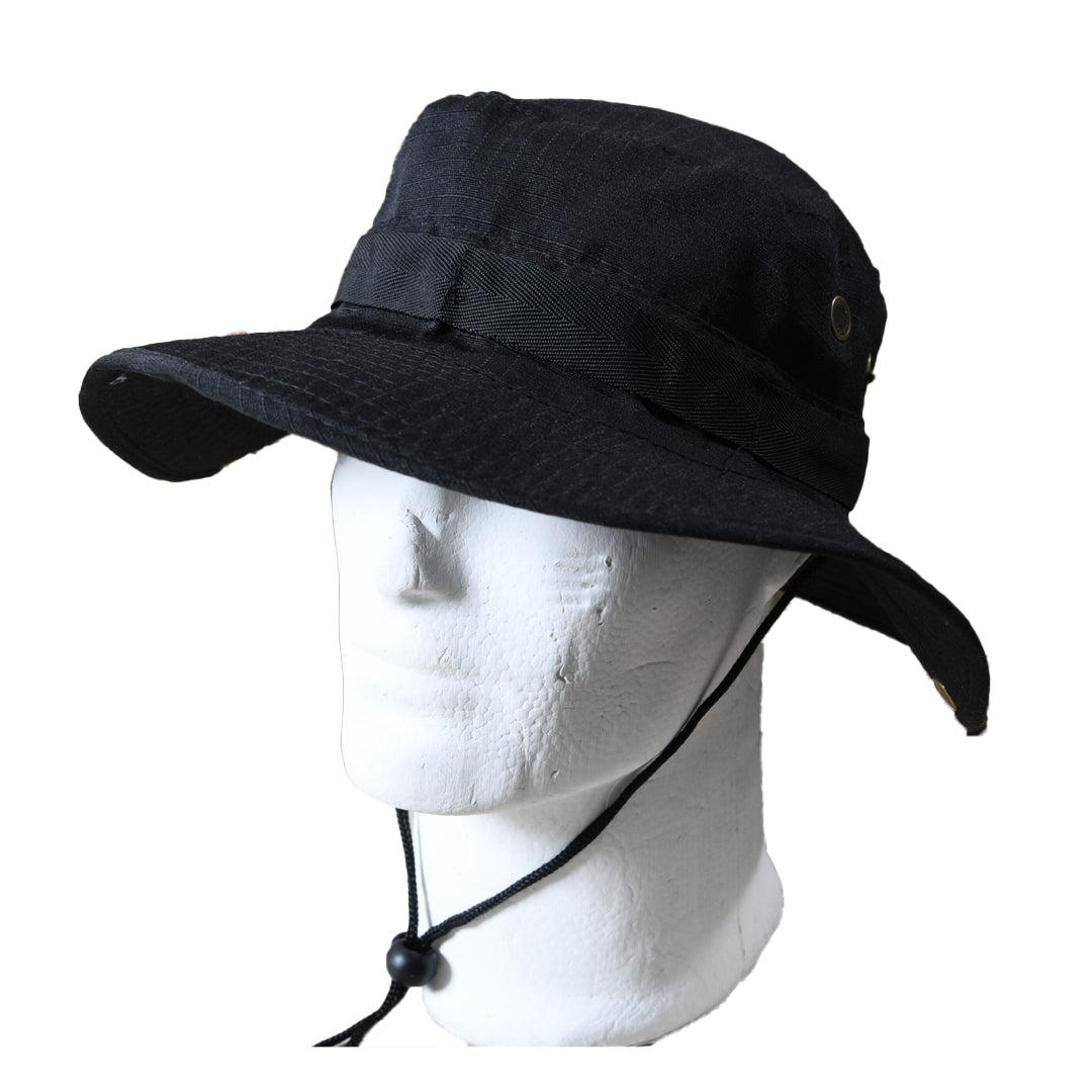 GORRA CAP SMITH SOLID BLACK BOONIE HAT