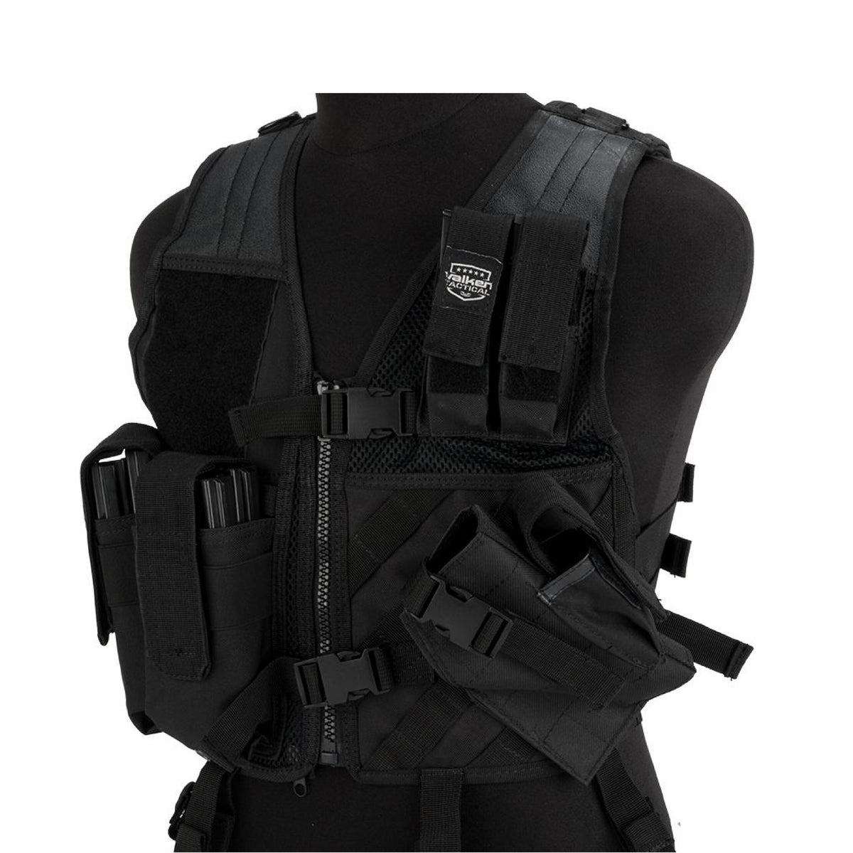 CHALECO VALKEN CROSSDRAW (YOUTH) BLACK - vista 2