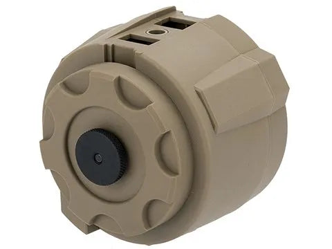 MAGAZINE AIRSOFT 1500RD THUNDERSTORM ELECTRIC WINDING DRUM – DARK EARTH - vista 2