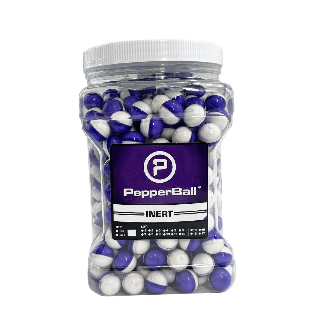 POWDER BALLS FIRST STRIKE INERT POWER .68 – 375 COUNT WHITE/PURPLE  (BOLAS DE POLVO)