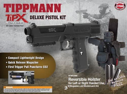 MARCADORA TIPPMANN TIPX TRU FEED DELUXE PISTOL KIT BLACK - vista 4