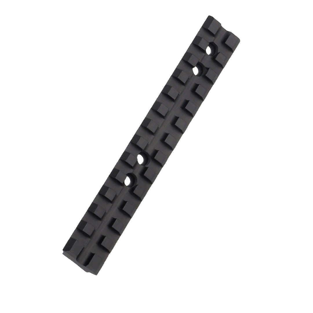RIEL PICATINNY DOUBLE BELL 11MM TO 20MM BLACK – LONGITUD 125MM