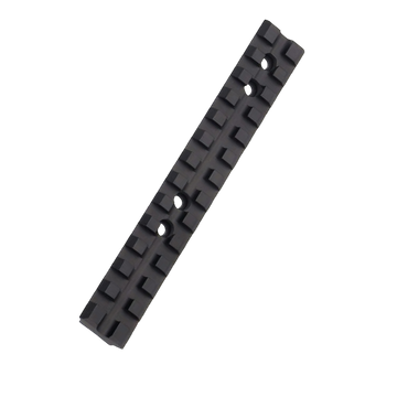 RIEL PICATINNY DOUBLE BELL 11MM TO 20MM BLACK – LONGITUD 125MM