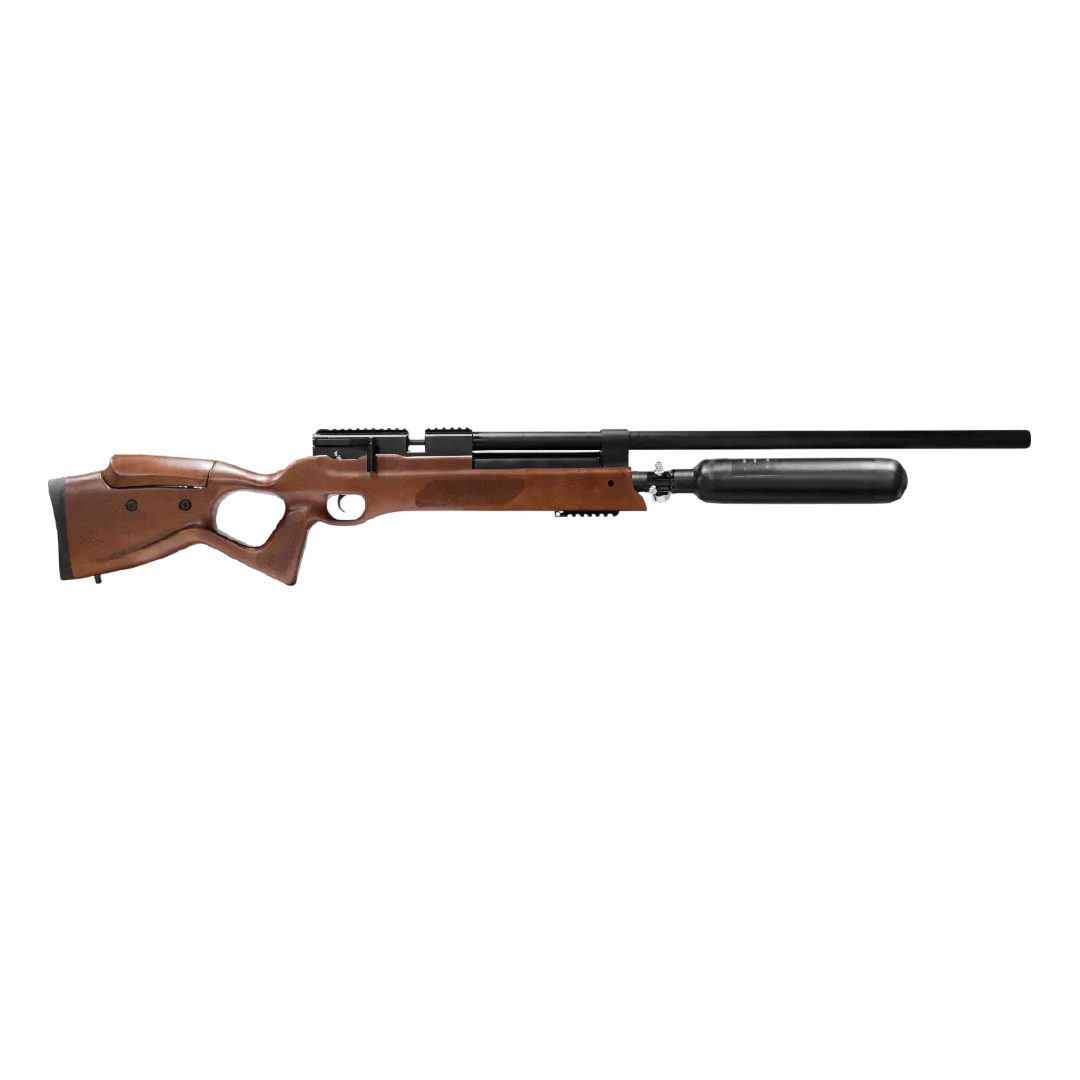 RIFLE NOVA VISTA PNEUMAX .30 WOOD PCP 500CC CARBON FIBER BOTTLE