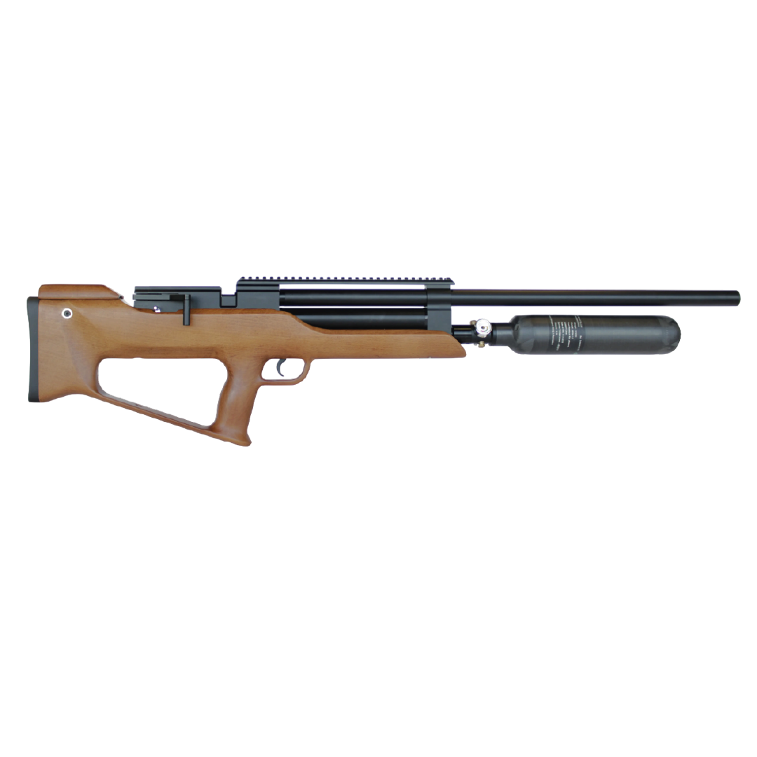 RIFLE NOVA VISTA PNEUMAX .30 WOOD BULLPUP PCP 500CC CARBON FIBER BOTTLE