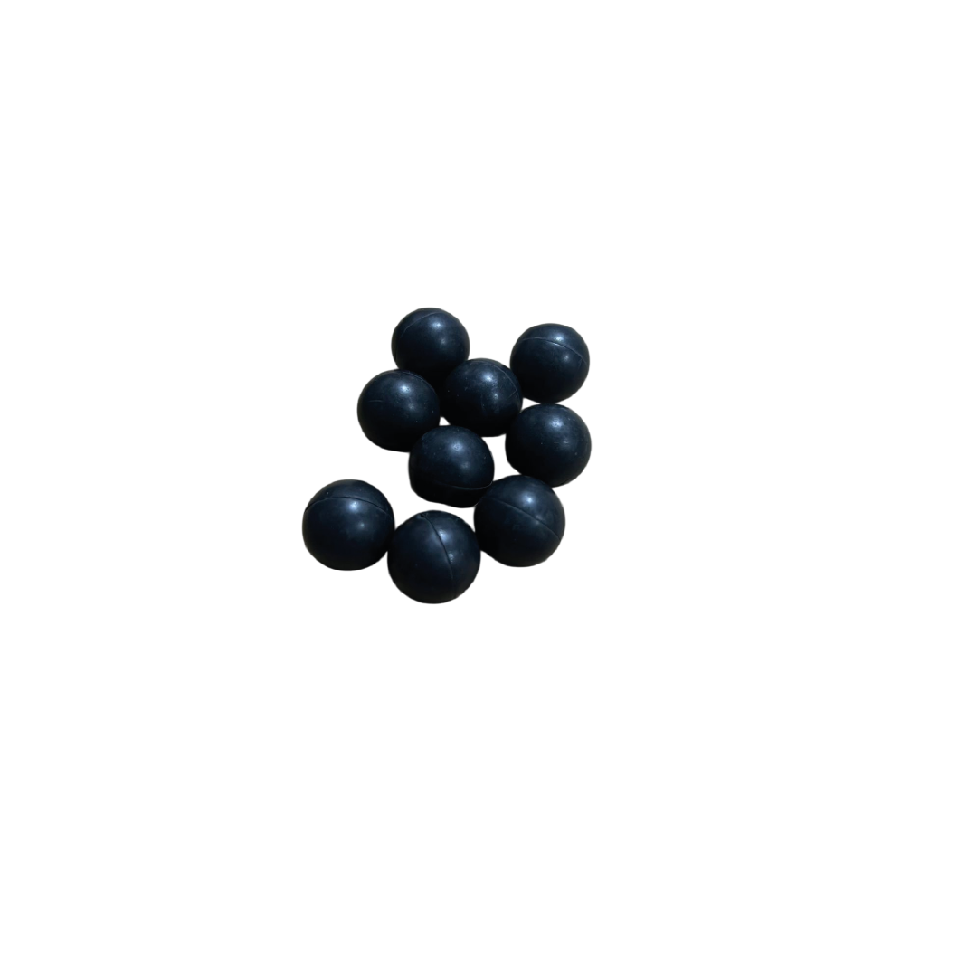 RUBBER BALL + STEEL BALL .68 9.31GR