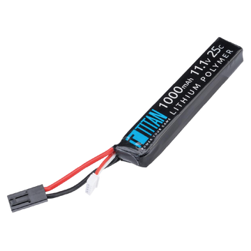 BATERÍA AIRSOFT TITAN POWER 11.1V 25C TIPO STICK LIPO 1000MAH – TAMIYA PEQUEÑA