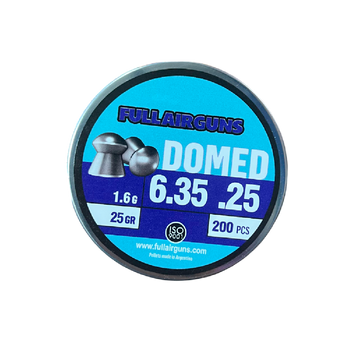 DIABOLOS FULL AIRGUNS DOMED .25X200 25GR