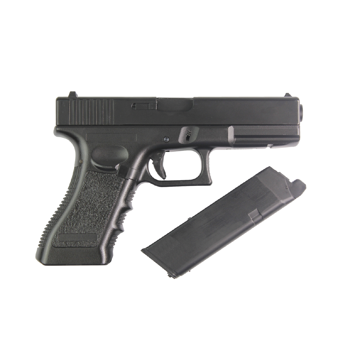 PISTOLA AIRSOFT DOUBLE BELL GLOCK 18C GEN FULL METAL 3 GBB GREEN GAS - vista 3
