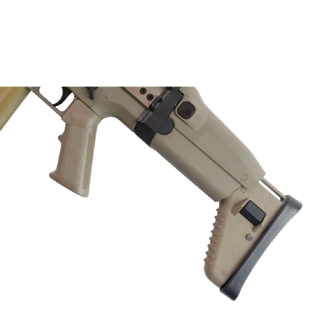 RIFLE AIRSOFT DOUBLE BELL SCAR-H TAN - vista 4