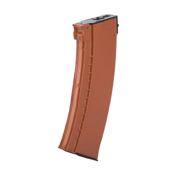 MAGAZINE AIRSOFT DOUBLE BELL AK74 HI-CAP ORANGE – 500 ROUND