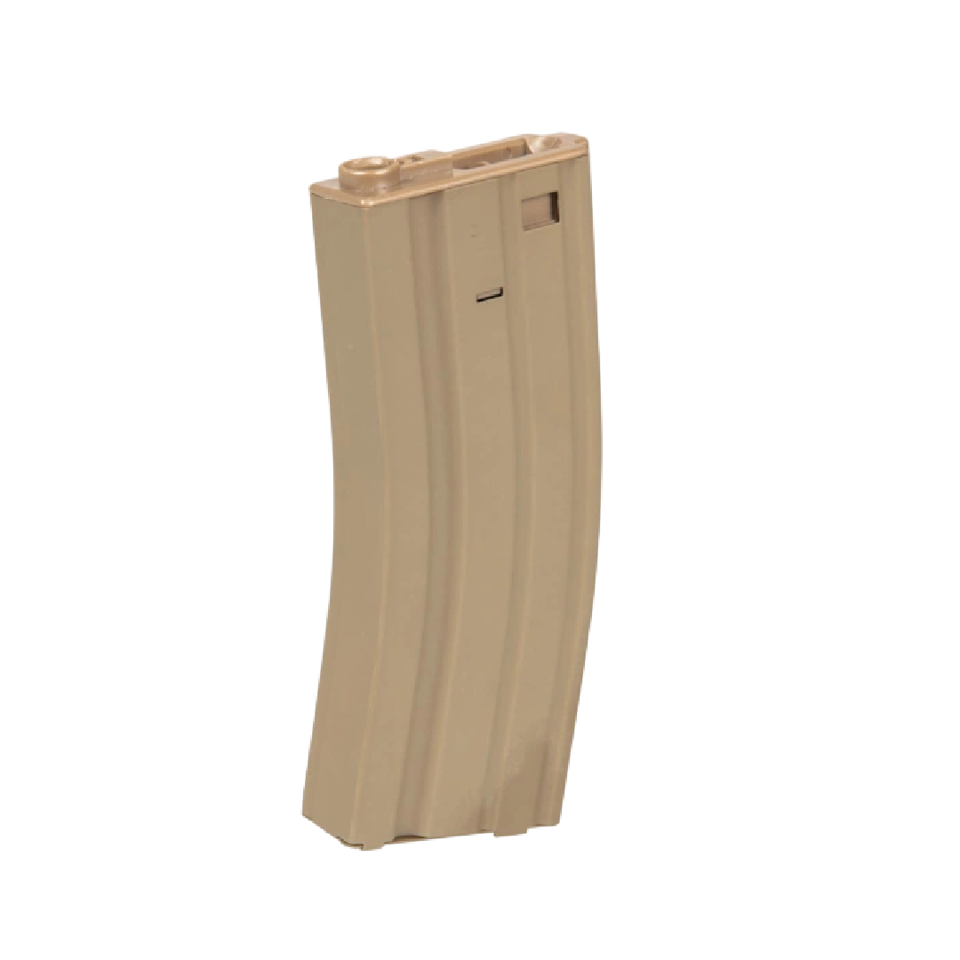 MAGAZINE AIRSOFT DOUBLE BELL M4 HI-CAP TAN – 300 ROUND