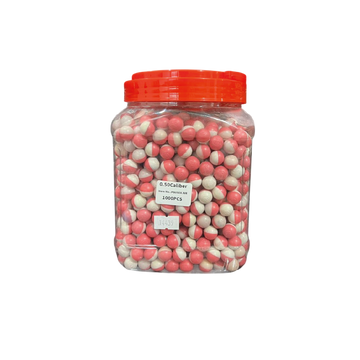 BOLA DE TALCO .50 – WHITE/RED