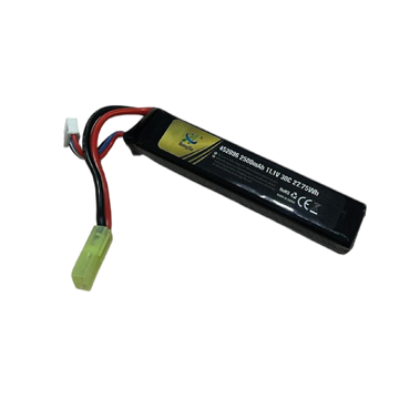 BATERIA AIRSOFT HONGJIE 11.1V 2500MAH 30C MINI TAMIYA