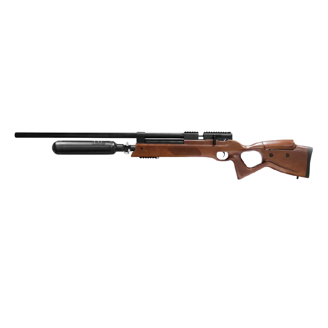 RIFLE NOVA VISTA PNEUMAX .30 WOOD PCP 500CC CARBON FIBER BOTTLE